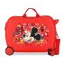 Mickey Colour Mayhem Rolling Suitcase 4 Wheels  Red