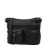 Hide & Stitches Paint Rock Schoudertas Zwart