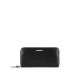 Piquadro Blue Square Women Zip Long Wallet Black