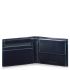 Piquadro Blue Square Men's Wallet With Coin Case Night Blue