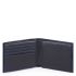 Piquadro Blue Square S Matte Men's Wallet With Flip Up ID Night Blue