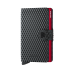 Secrid Mini Wallet Portemonnee Cubic Black-Red