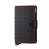 Secrid Mini Wallet Portemonnee Perforated Black-Red