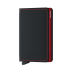 Secrid Slim Wallet Portemonnee Matte Black/ Red
