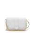 MOSZ Krisbag Telefoontasje Quilted Off White Shiny Light Gold